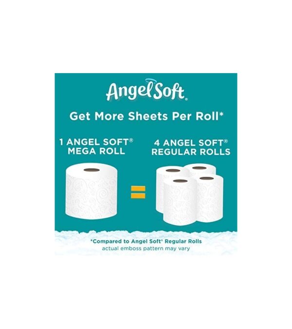 img-44260195209a36ce514c2e8112f4e093 Angel Soft Mega Rolls, 24 Count