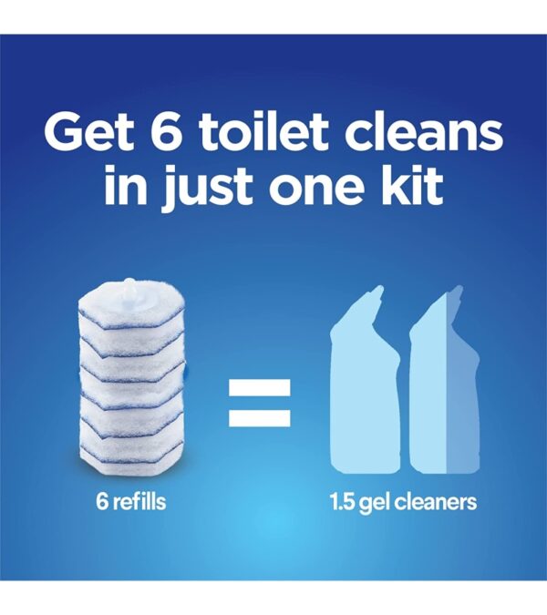 img-468e242b24bee7d9f3a640e9381ca6d1 Clorox ToiletWand Disposable Toilet Cleaning Kit, Toilet Brush, Toilet and Bathroom Cleaning System with Storage Caddy and 16 Disinfecting ToiletWand Refill Heads (Package May Vary)