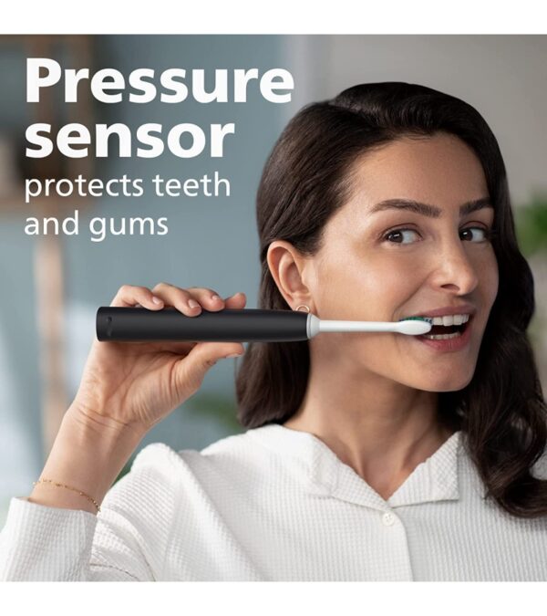 img-4a2ac6723034c197fcff3938334388b3 Philips Sonicare 4100 Power Toothbrush, Rechargeable Electric Toothbrush with Pressure Sensor, Black HX3681/24
