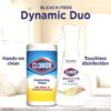 img-4cc3ab48d30cdf75e8f1cf4ae58e76f4-1 Clorox Cleaning Bundle Disinfecting Mist Lemon & Orange Blossom Scent (1 Spray Bottle & 1 Refill, 16 Fl Oz Each) Disinfecting Wipes, Moisture Seal Lid Fresh Scent (3-Pack, 75ct Each)