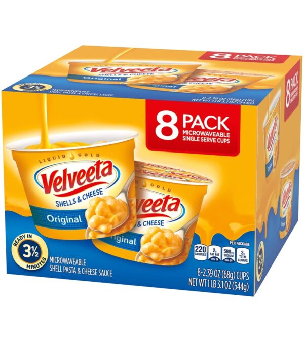 img-5025fc24e4bafdb40f8af0a72d703e3b Velveeta Original Microwavable Shells & Cheese Cups 2.39 Ounce (Pack of 8)