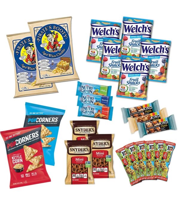 img-51f40b1d56e222efae68bfc5d67d7cf4 Healthy Snack Box Variety Pack Care Package (50 Count) Gift Basket,valentins day, College Student Crave Food Box, Nutritious Bars Chips, Birthday Sweet Treats for Adults Kids Teens Boys Girls