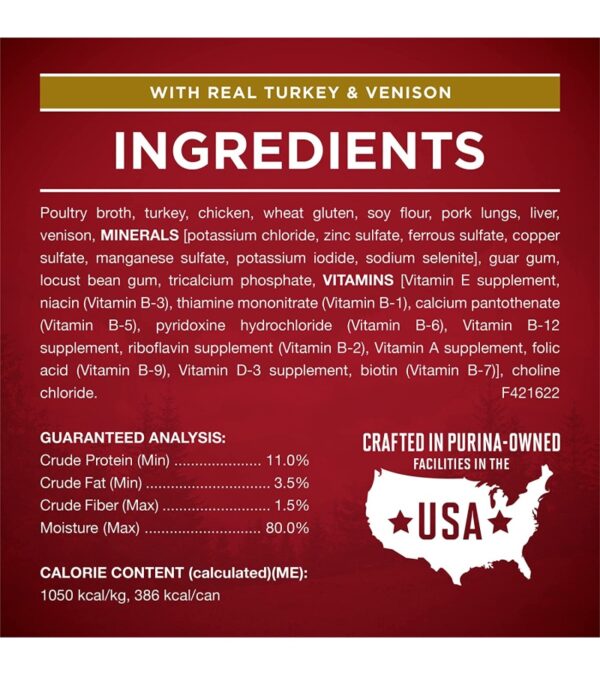 img-54b32a5586036a15a067be3d09eaeb43 Purina ONE True Instinct Tender Cuts in Gravy With Real Turkey and Venison, and With Real Chicken and Duck High Protein Wet Dog Food Variety Pack – (12) 13 oz. Cans