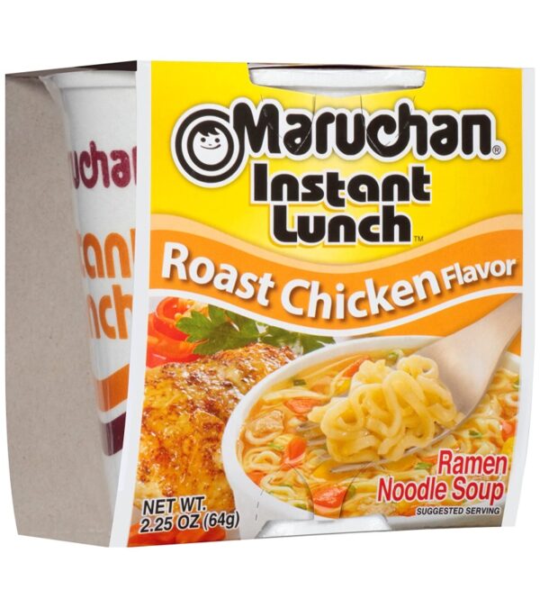Maruchan Instant Lunch Roast Chicken Flavor, 2.25 Oz, Pack of 12