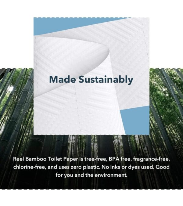 img-5a03a52309f098893e3b65a685f8df09 Bulk Reel Premium Bamboo Toilet Paper – 2 Pack – 48 Rolls of Toilet Paper – 3-Ply Made From Tree-Free, 100% Bamboo Fibers – Eco-Friendly Zero Plastic Packaging