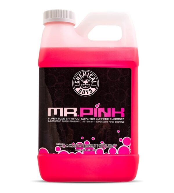 img-5abfeb942da6b5bd289402763fcb9343 Chemical Guys CWS_402_64 Mr. Pink Foaming Car Wash Soap (Works with Foam Cannons, Foam Guns or Bucket Washes) Safe for Cars, Trucks, Motorcycles, RVs & More, 64 fl oz (Half Gallon), Candy Scent