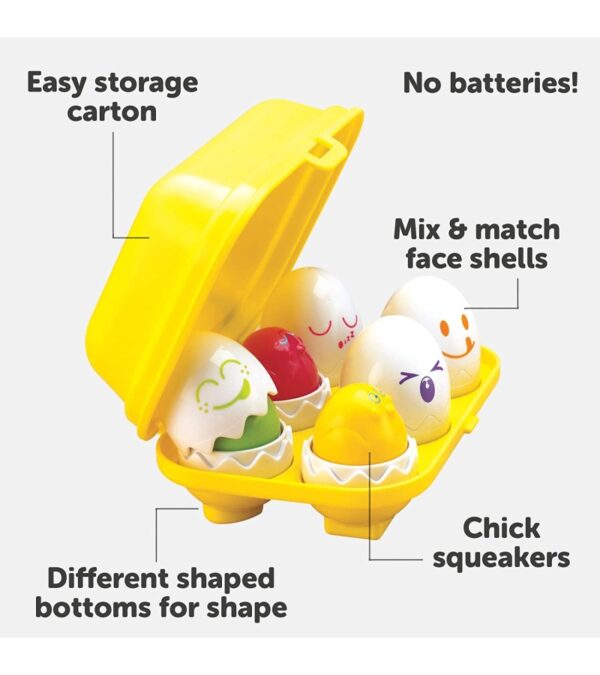 img-60498f603f16e65c1d731660fb70e29a TOMY Toomies Hide & Squeak Easter Eggs Toddler Toys – Matching & Sorting Learning Toys – Sensory Toys for Easter Basket Stuffers