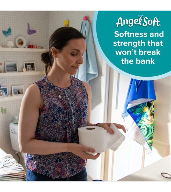 img-630a67376dd2b1c0a69970f6c6d9a653 Angel Soft® Toilet Paper, 4 Mega Rolls = 16 Regular Rolls, 2-Ply Bath Tissue