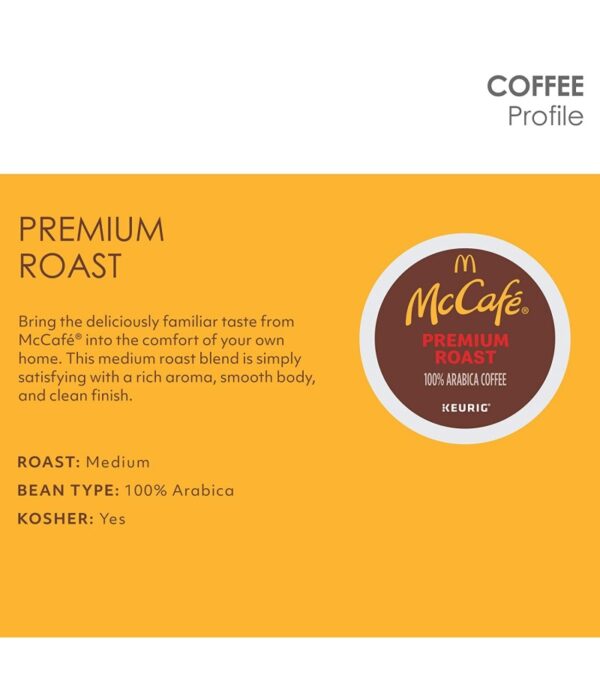 img-6940aa615e814d8af0ad87aae2274ca2 McCafe Premium Medium Roast K-Cup Coffee Pods, Premium Roast, 84 Count