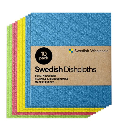 img-695fa883e705006ae0e0422aa8c4d78c Swedish Wholesale Swedish Dish Cloths – 10 Pack Reusable, Absorbent Hand Towels for Kitchen, Counters & Washing Dishes – Cellulose Sponge Cloth – Eco Friendly Gifts – Assorted