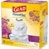 img-698122a2e7ff85944623e66638f074e0 Glad Trash & Food Storage ForceFlex Protection Series Tall Trash Bags, 13 Gal, Gain Moonlight Breeze with Febreze, 110 Ct (Package May Vary)