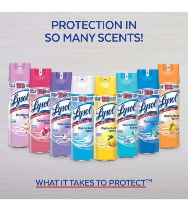 Lysol – 19200741866 Disinfectant Spray, Crisp Linen, 150oz (12X12.5oz)