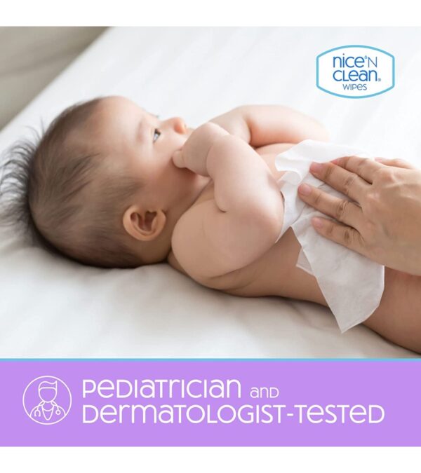 img-6d590b06b1f0127d648e9cda2b59a3f3 Nice 'n Clean Unscented Baby Wipes (672 Total Wipes) | Ideal for Sensitive Skin | Hypoallergenic, Plastic-Free, Plant-Based Wet Wipes | Made w/ 100% Purified Water