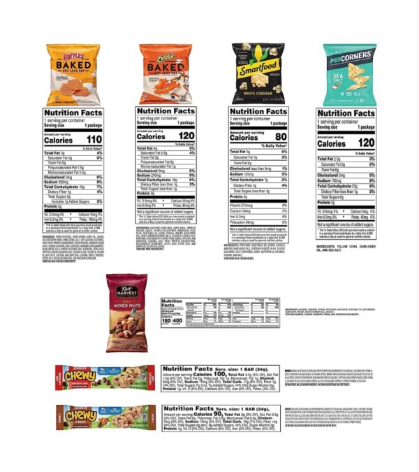 img-7144a5a795804de1df0bb5962f33247c Frito-Lay Chips and Quaker Chewy Granola Bars Variety Pack, Single Serve Portions, 40 Count (Pack of 1)
