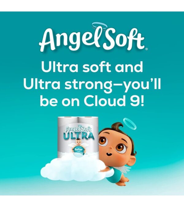 img-75bae7027798b2bda8f722766fb5195f Angel Soft® Ultra Toilet Paper, 6 Mega Rolls, 2-Ply Bath Tissue
