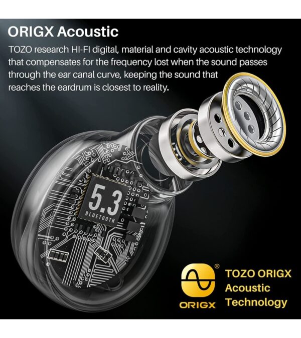 img-77b9009d4488b3130f86c1416a00ba2a TOZO T10 Bluetooth 5.3 Wireless Earbuds with Wireless Charging Case IPX8 Waterproof Stereo Headphones in Ear Built in Mic Headset Premium Sound with Deep Bass for Sport Black (2022 Upgraded)