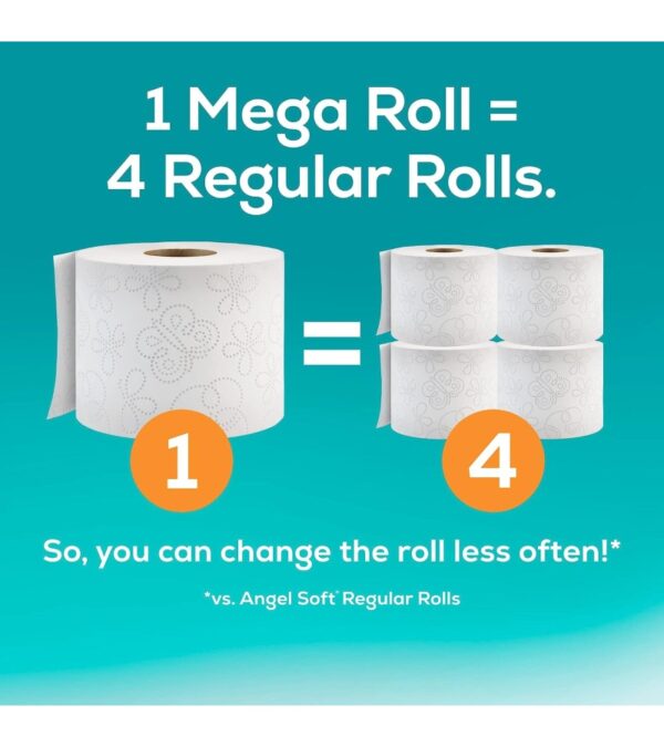 img-786878a972a6998fcec746cab2f9e488 Angel Soft Toilet Paper with Fresh Lavender Scent, 48 Mega Rolls = 192 Regular Rolls, 2-Ply Bath Tissue