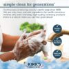 Kirk's Castile Bar Soap Clean Soap for Men, Women & Children| Premium Coconut Oil | Sensitive Skin Formula, Vegan | Original Fresh Scent | 4 oz. Bars – 12 Pack