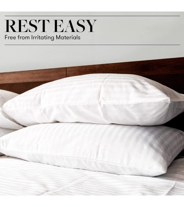 img-83ce033b00b2d0e846d8198d0058119d Beckham Hotel Collection Bed Pillows King Size Set of 2 – Down Alternative Bedding Gel Cooling Big Pillow for Back, Stomach or Side Sleepers