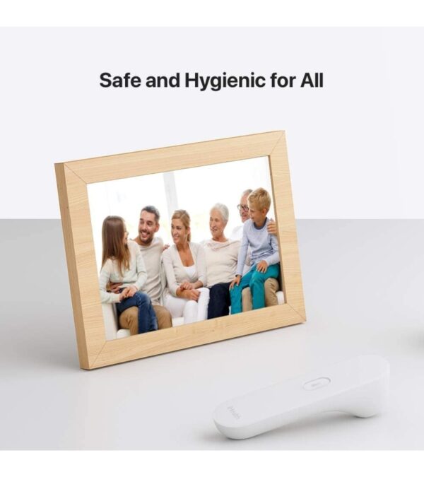 iHealth No-Touch Forehead Thermometer, Digital Infrared Thermometer for Adults and Kids, Touchless Baby Thermometer, 3 Ultra-Sensitive Sensors, Large LED Digits, Quiet Vibration Feedback, Non Contact