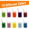 img-86026cc9daa4fc07acba28d1ffd10336 Weemium 200 Biodegradable Paper Straws – Durable & Eco-Friendly in 10 Color Stripes – Rainbow Drinking Straws & Party Decoration Supplies