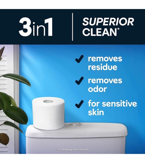 img-91644d596aaf50171f5d667c1dfd16fb Cottonelle Ultra Clean Toilet Paper with Active CleaningRipples Texture, Strong Bath Tissue, 32 Family Mega Rolls (32 Family Mega Rolls = 176 Regular Rolls) (8 Packs of 4), 388 Sheets per Roll