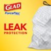 img-9456862ff11d8b99fdbacf557dc0f3a9-1 Glad Trash & Food Storage ForceFlex Protection Series Tall Trash Bags, 13 Gal, Gain Moonlight Breeze with Febreze, 110 Ct (Package May Vary)