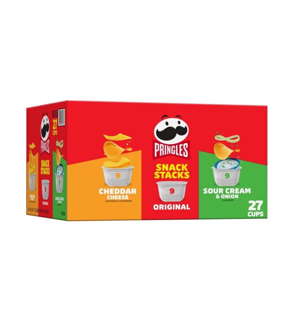 img-9818007a466d9b7671b10eb8bd3c18be Pringles Potato Crisps Chips, Lunch Snacks, Office and Kids Snacks, Snack Stacks, Variety Pack, 19.3oz Box (27 Cups)