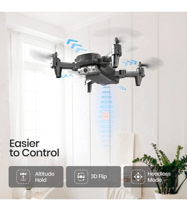 img-9a64d5ebcdf2ad1dafe6c00299bf4787 DEERC D20 Mini Drone for Kids with 720P HD FPV Camera Remote Control Toys Gifts for Boys Girls with Altitude Hold, Headless Mode, One Key Start Speed Adjustment, 3D Flips 2 Batteries, Silver