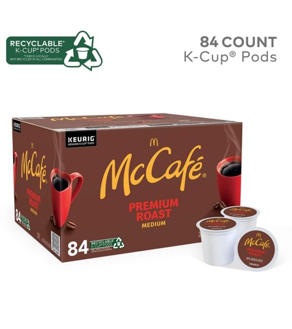 img-9e5244dc9ce9483471e01b8f49e5d11c McCafe Premium Medium Roast K-Cup Coffee Pods, Premium Roast, 84 Count