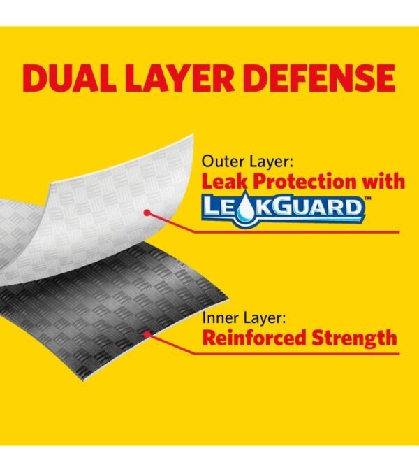 img-9f107d4aff59135b4f78d30b95672aec Glad Tall Kitchen Drawstring Trash Bags – OdorShield 13 Gallon Grey Trash Bag, Febreze Fresh Clean – 80 Count