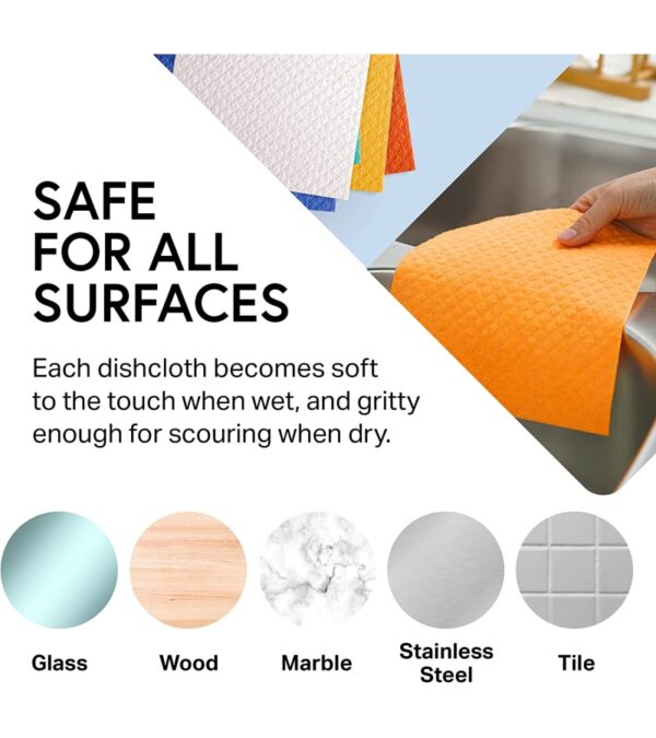 img-a24ea95ab323db0202457081ac4ef31f Swedish Wholesale Swedish Dish Cloths – 10 Pack Reusable, Absorbent Hand Towels for Kitchen, Counters & Washing Dishes – Cellulose Sponge Cloth – Eco Friendly Gifts – Assorted