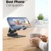 img-a7156ed3859da8d91538eb2d9f5b2457 Nulaxy A4 Cell Phone Stand, Fully Foldable, Adjustable Desktop Phone Holder Cradle Dock Compatible with Phone 11 Pro Xs Xs Max Xr X 8, iPad Mini, Nintendo Switch, Tablets (7-10″), All Phones