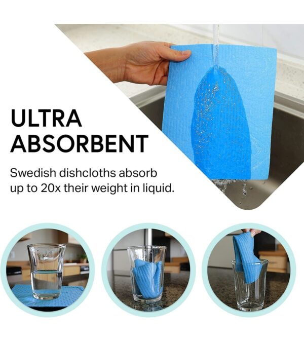 img-a727b6816b6bfaf8a686f302f5bf05a7 Swedish Wholesale Swedish Dish Cloths – 10 Pack Reusable, Absorbent Hand Towels for Kitchen, Counters & Washing Dishes – Cellulose Sponge Cloth – Eco Friendly Gifts – Assorted