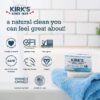 Kirk's Castile Bar Soap Clean Soap for Men, Women & Children| Premium Coconut Oil | Sensitive Skin Formula, Vegan | Original Fresh Scent | 4 oz. Bars – 12 Pack