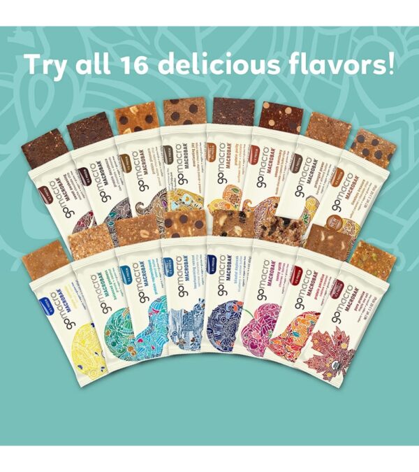 img-aa758566c0fd2ca3c1696426e4e53c45 GoMacro MacroBar Organic Vegan Protein Bars – Coconut + Almond Butter + Chocolate Chips (2.3 Ounce Bars, 12 Count)
