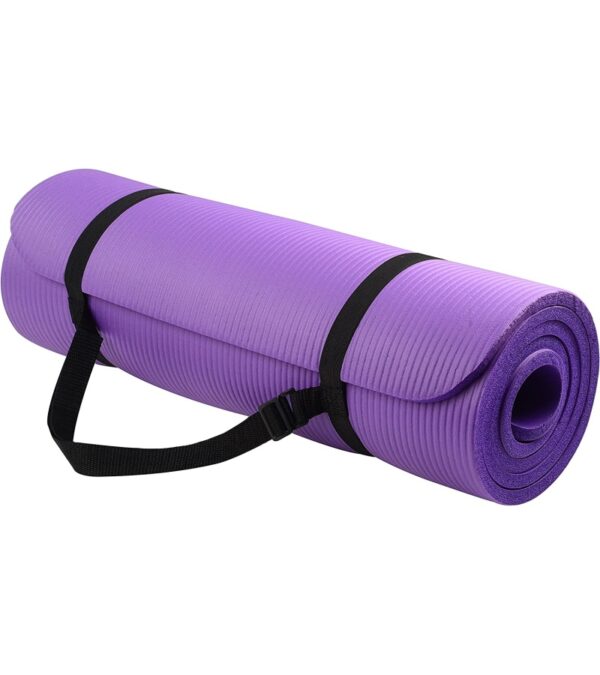 img-b34f4b167c9fa42d4c9d7b99b6fd66a6 BalanceFrom All Purpose 1/2-Inch Extra Thick High Density Anti-Tear Exercise Yoga Mat with Carrying Strap and Yoga Blocks