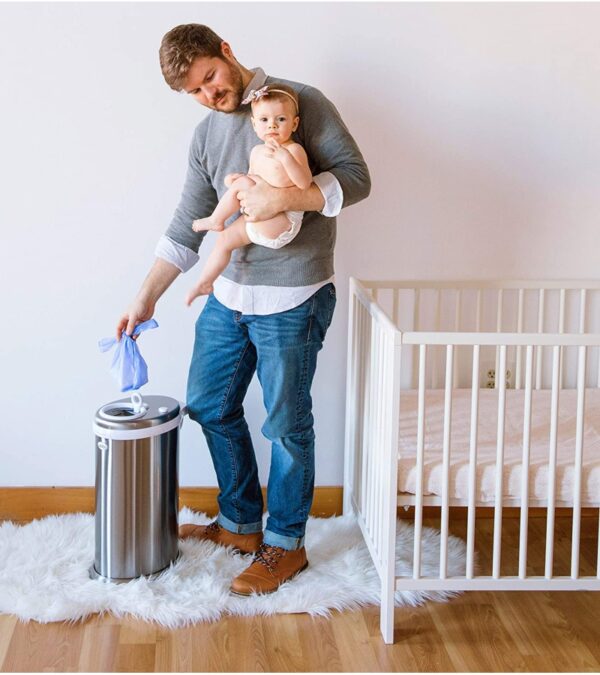 img-b495f29c79f4e1e84d6a348ce0de836a Ubbi Disposable Diaper Sacks, Lavender Scented, Easy-To-Tie Tabs, Diaper Disposal or Pet Waste Bags, 200 Count