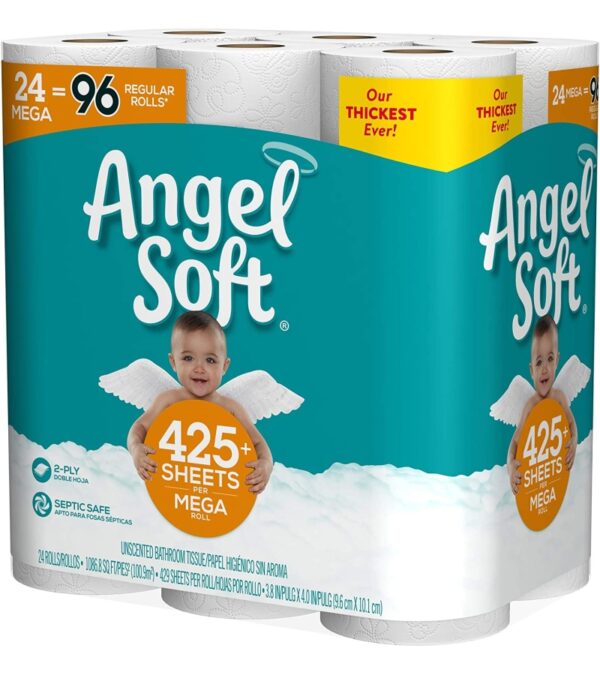 img-b5601582b106eafbda6952082fbd227e Angel Soft Mega Rolls, 24 Count