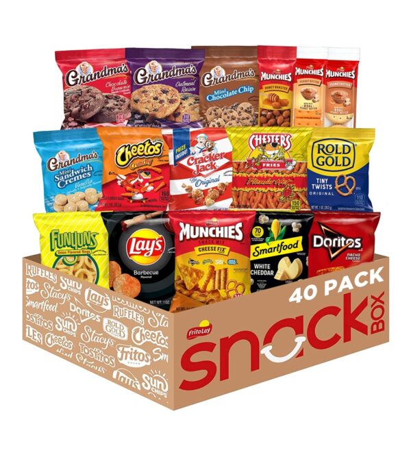img-b8c0509d8f530e951220afeee99ab3df Frito-Lay Ultimate Snack Care Package, Variety Assortment of Chips, Cookies, Crackers & More, 40 Count