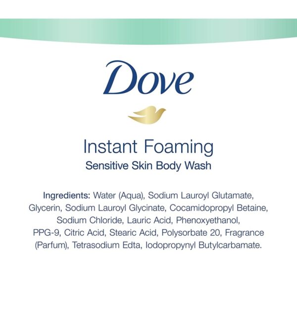 img-b8c2b043264b1eb028ffca62703f2443 Dove Instant Foaming Body Wash for Softer and Smoother Skin Sensitive Skin Effectively Washes Away Bacteria While Nourishing Your Skin 13.5 oz Pack of 4