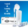 img-b9834214e276693c454fc8995c6f8d23 Clorox ToiletWand Disposable Toilet Cleaning Kit, Toilet Brush, Toilet and Bathroom Cleaning System with Storage Caddy and 16 Disinfecting ToiletWand Refill Heads (Package May Vary)