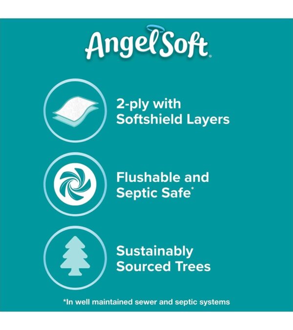 img-ba4bf5754498ed9e8467e952a6c48761 Angel Soft® Toilet Paper, 4 Mega Rolls = 16 Regular Rolls, 2-Ply Bath Tissue