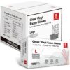 img-ba5503e96d4bc87d15f8f321e32d832d Schneider Clear Vinyl Exam Gloves, Latex-Free, Disposable Medical Gloves, Cleaning Gloves, Food Safe, Powder-Free, 4 mil