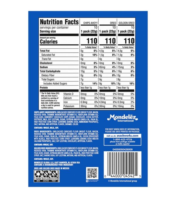 img-ba567f1abd396da87408c0c294ecf33a Nabisco Sweet Treats Cookie Variety Pack OREO, OREO Golden & CHIPS AHOY, 30 Snack Packs (2 Cookies Per Pack)