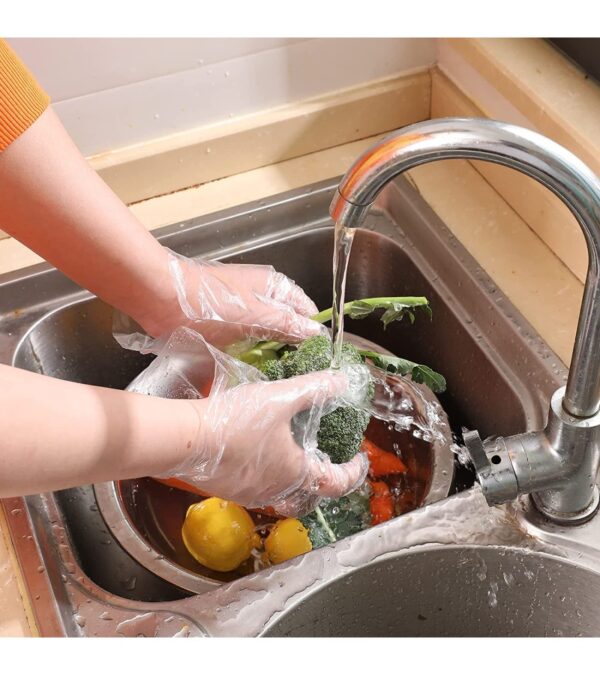 img-baab5e4403f78cb3867521ca5177d109 Disposable Food Prep Gloves – 500 Piece Plastic Food Safe Disposable Gloves, Food Handling, One Size Fits Most (500 PCS)