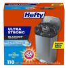 img-bb7cee55b73f9015b3b7b9f7602f98dd Hefty Ultra Strong Tall Kitchen Trash Bags, Blackout, Clean Burst, 13 Gallon, 110 Count