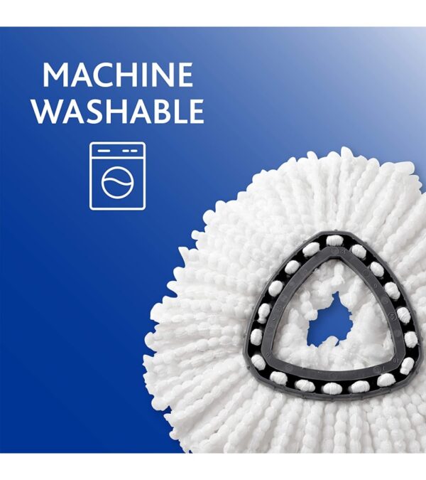 img-bee252c911764cbe6e942047f50fbba5 O-Cedar EasyWring Microfiber Spin Mop, Bucket Floor Cleaning System, Red, Gray