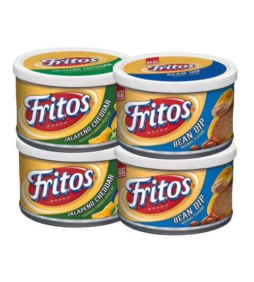 img-bf750b419b0cde0563b0d0bbacfa0bab Fritos Dip Variety Pack, Bean & Jalapeno Cheddar, 9oz Cans – 4 Count (Pack of 1)
