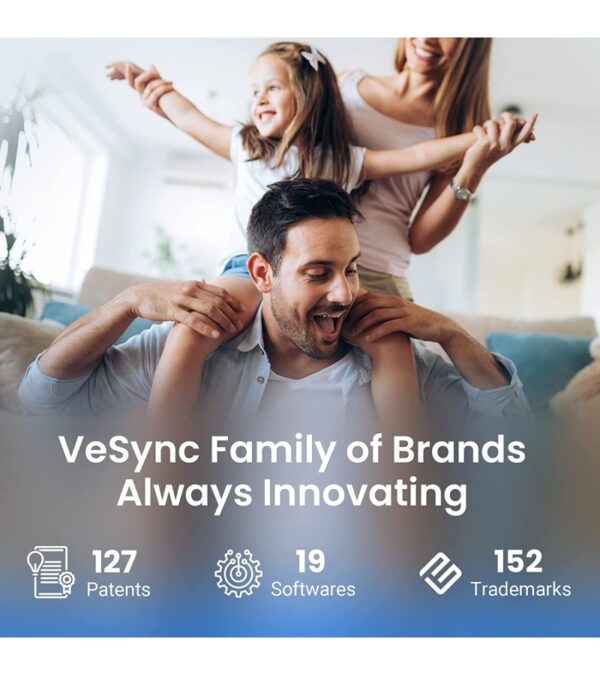 Etekcity Bathroom Scale for Body Weight, Digital Weighing Machine for People, Accurate & Large LCD Backlight Display, 6mm Tempered Glass, 400 lbs